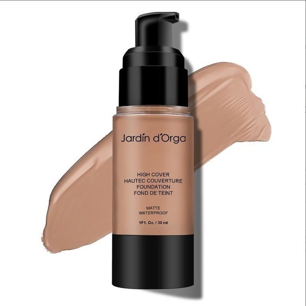 Jardin D'Orga Matte Waterproof Liquid Foundation Carmel #6 Full Coverage 30ml